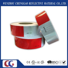 DOT-C2 Weiß und Rot Sicherheit PVC reflektierende Bänder für LKW